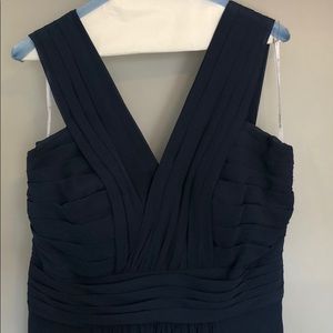 Navy Blue Bridesmaid Dress